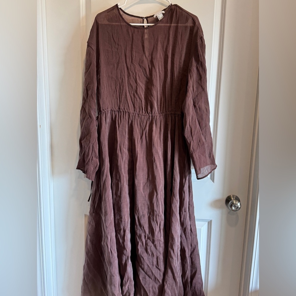 H&M Chocolate‎ Long Sleeve Dress - Picture 6 of 14